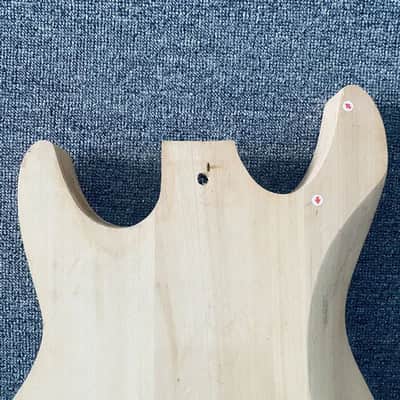 Unfinished Basswood HH Guitar Body for Custom Project image 11
