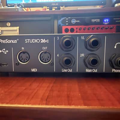 "LIKE NEW" PreSonus Studio 26C 2x4 USB-C Audio / MIDI Interface 2019 - Present - Black image 5