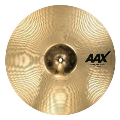 Sabian 17" AAX Crystal Thin Crash Cymbal