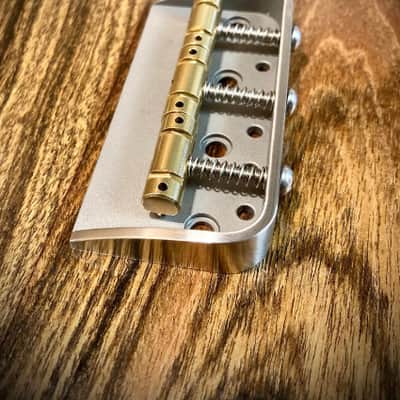 Van Dyke-Harms Telecaster Hybrid Half-Bridge and Comp Saddle Set 2021 Stainless Steel image 7