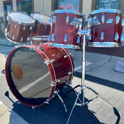 Ludwig Classic Maple 6ply Series 90's USA Mahogany Natural Finish. image 1
