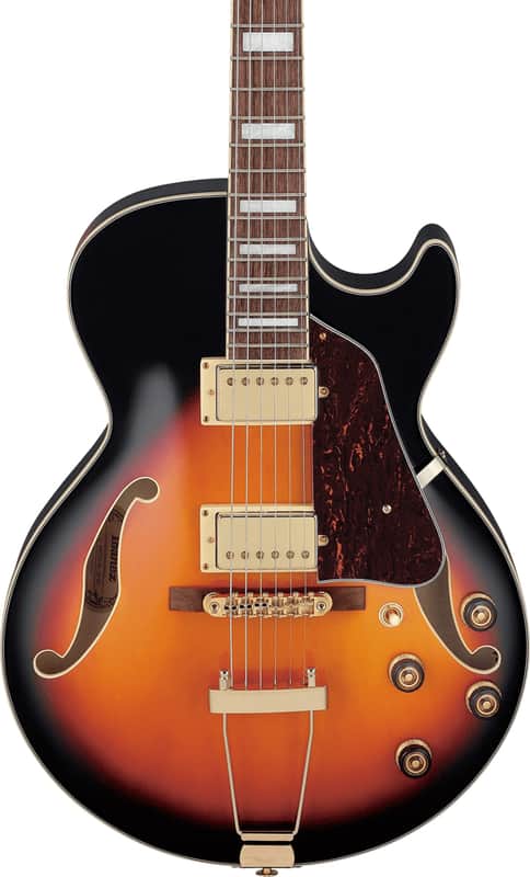 Ibanez AG75G Artcore Hollowbody Electric Guitar, Walnut Fingerboard, Brown Sunburst image 1
