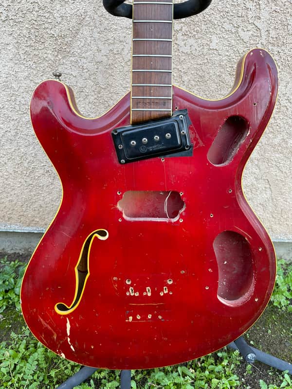 Mosrite Combo Bass 60s - Red image 1