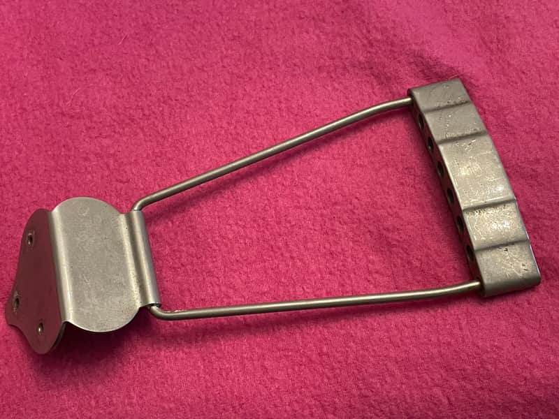 vintage 1954 Gibson archtop tailpiece for es-125 L7 150 1956 1957 image 1