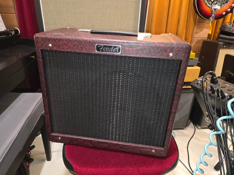 Fender Blues Jr IV Red Snakeskin Limited Edition Nice! image 1