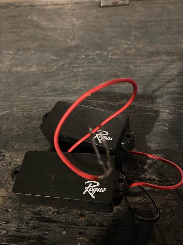 Rogue p-bass pickup 80's 90's - Blk image 1