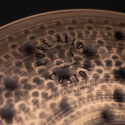 Meinl 18" Pure Alloy Custom Extra Thin Hammered Crash image 5