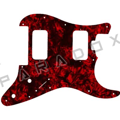 Custom Pickguard For 2018 - 2024 Charvel San Dimas So-Cal Custom Shop H-H - Dark Red Pearl/Black/White/Black .090" image 1