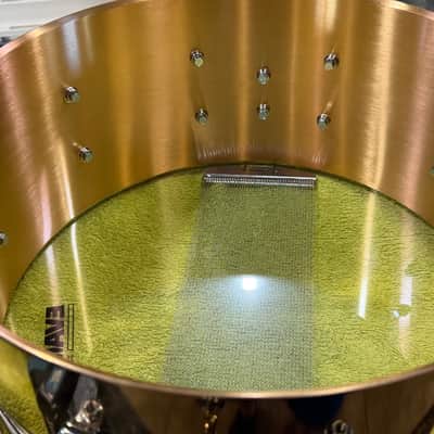 Gretsch G4164PB USA Custom Phosphorus Bronze 6.5x14" 10-Lug Snare Drum 2013 - Present - Bronze image 2