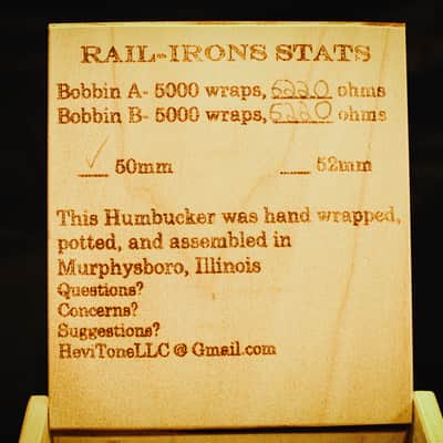 Hevi Tone Rail Irons 2025 - Clear/Green image 4