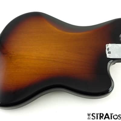 LEFTY Vintage RI Fender Kurt Cobain NOS Jaguar HH Guitar BODY+ HARDWARE Sunburst image 2