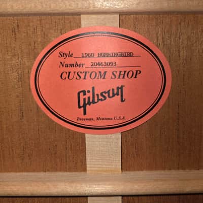 2023 Gibson Custom Shop 1960 Hummingbird Fixed Bridge VOS Heritage (Pre-Owned) - Cherry Sunburst w/case image 8
