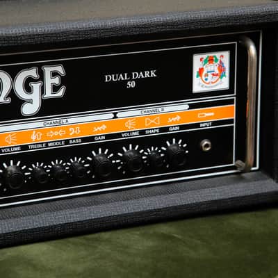 Orange Duak Dark 50 2-Channel Valve Amplifier Head Black Pre-Owned image 3