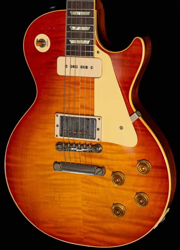 Gibson Custom Shop M2M 1959 Les Paul Standard Sunrise Tea Burst Murphy Lab Light Aged P90 Neck Pickup (596) image 1
