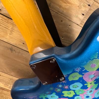 Fender MIJ Traditional '60s Jazzmaster - 2018 Blue Flower w/HSC image 16