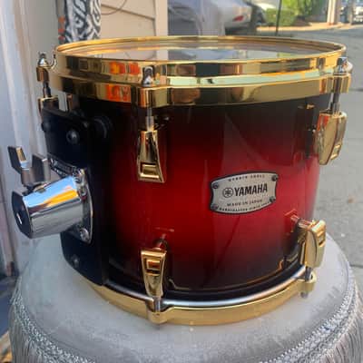Yamaha 5 pc  Phx drum set  2023 - Black cherry sunburst MIJ 22 10 12 14 16 made Japan drum set image 11