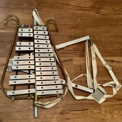 Vintage Glockenspiel Bell with Marching Harness Jenco? image 6