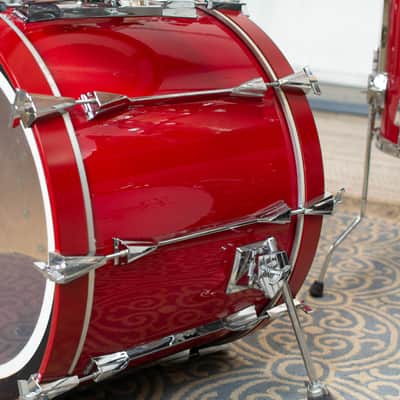 1980s Tama Granstar II Firestorm Red Drum Kit image 14