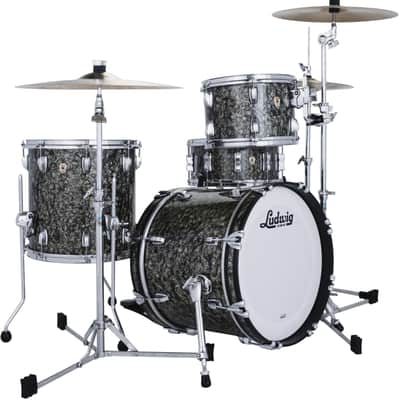 Ludwig Classic Maple Jazzette 3-piece Shell Pack - Moss Green Pearl image 1