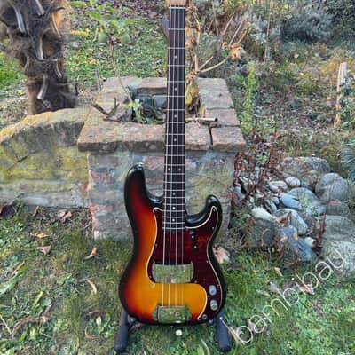 1969 Fender Precision Bass - Sunburst - Great Player OHSC image 21