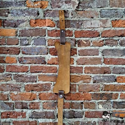 Vintage Wide Leather Guitar Strap (1980s) image 4