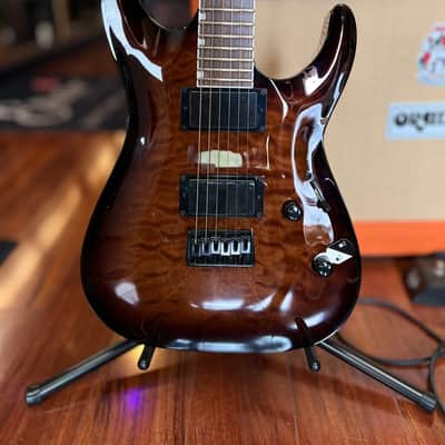 ESP LTD MH-200 QM 2026 - Dark Brown Sunburst image 1