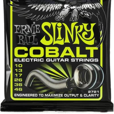 Ernie Ball 2721 Regular Slinky Cobalt Electric Guitar Strings - .010-.046 image 2