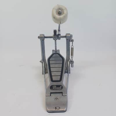 Pearl P-100 Bass Drum Pedal Single Chain Drive Kick +Beater Vintage 80s Taiwan image 1