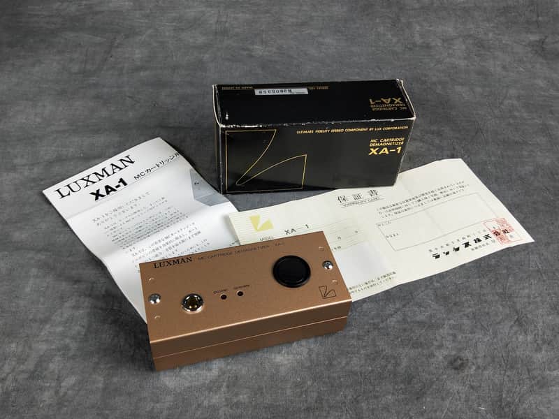 LUXMAN XA-1 MC Cartridge Demagnetizer w/ original Box In Excellent Condition image 1