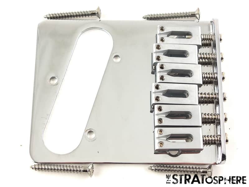 Fender Standard Telecaster Tele BRIDGE, 6 Saddle, Guitar Parts. image 1