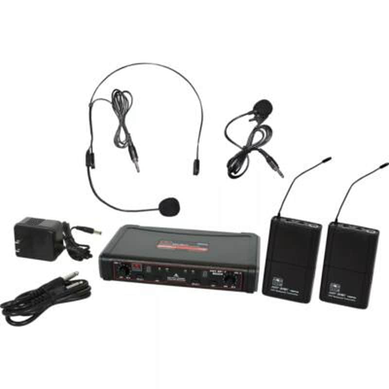 Galaxy Audio EDXR/38SV EDX 2-Channel UHF Wireless Mic System, Frequency Band D image 1