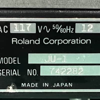 Roland Alpha Juno-1 49-Key Programmable Polyphonic Synthesizer 1985 - 1988 - Black image 13