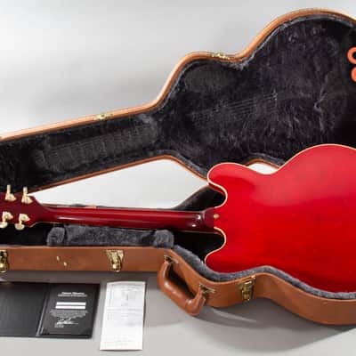 2016 Gibson Memphis ES-355 Bigsby VOS Antique Cherry w/ OHSC & COA image 6