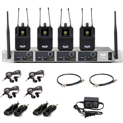 CAD GXLIEM4 | 4-Channel Wireless In-Ear Monitor System with Bodypacks & Earbuds image 2