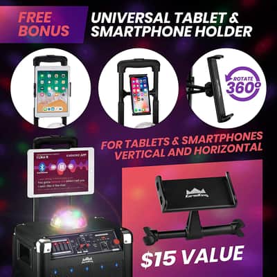 KaraoKing G100 Karaoke System 2021 Black image 6