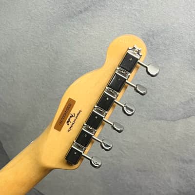 Squier Loaded Telecaster Neck with Block Inlays, Ice Blue Metallic Painted Headstock Face image 3