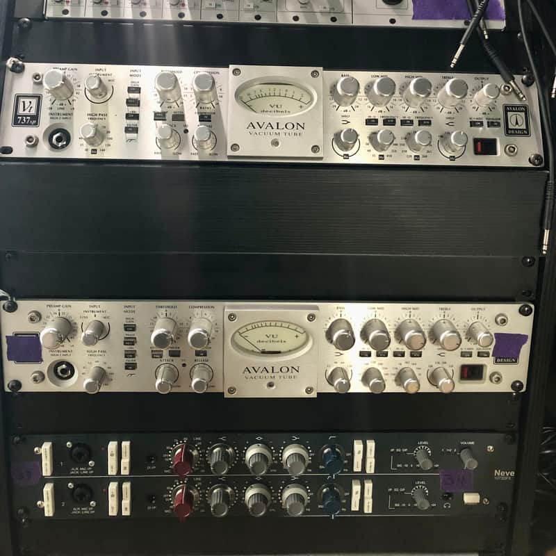 2010s Avalon VT-737sp Tube Channel Strip Silver