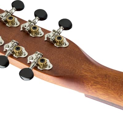 Gretsch G9201 Honey Dipper Round-Neck, Brass Body Biscuit Cone Resonator Guitar, Shed Roof Finish image 10