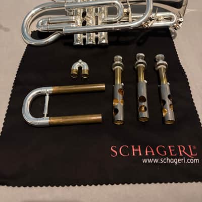 Schagerl Hans Gansch Bb Cornet silver image 2