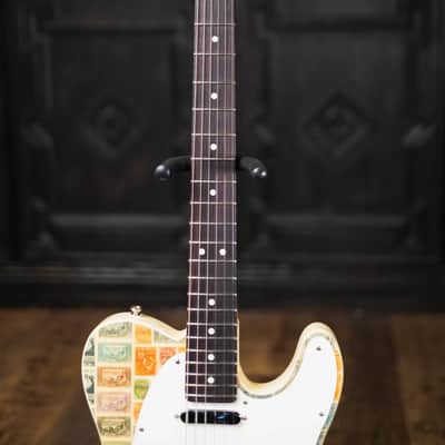 Fender Custom Shop "Imagine" World Stamp Collection Telecaster Electric Guitar - Andorra with Hardshell Case - Floor Model image 4