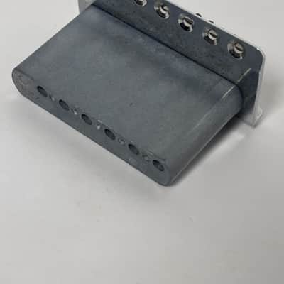 Fender Stratocaster Tremolo Bridge Genuine Replacement Part assembly Standard Series Strat Alloy Block - AGED - Relic - LAST OF STOCK! image 3