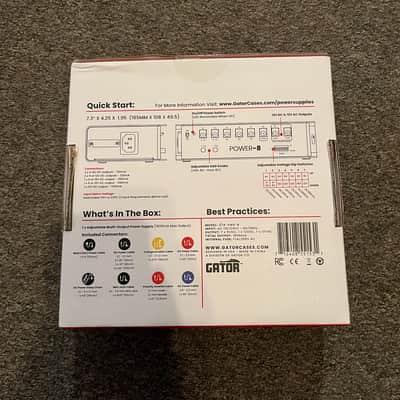 Gator GTR-PWR-8 Power Supply With 8 Isolated Outputs image 6