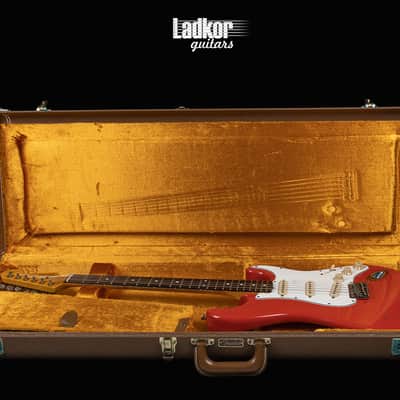 2010 Fender Custom Shop Masterbuilt Yuriy Shishkov 1960 Stratocaster Fiesta Red Relic MusicMesse NAMM NOS One Off Abigail Ybarra Hand-Wound image 11