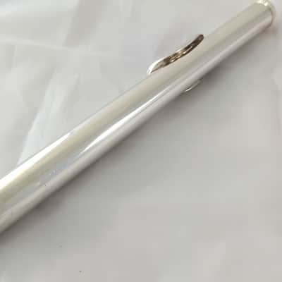 Immagine Recent Sankyo Etude PA flute ST-2 cut solid silver head closed hole - 10