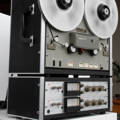 Denon DH-710F high-performance professional open-reel (reel-to-reel) tape deck 1981 - Excellent image 2