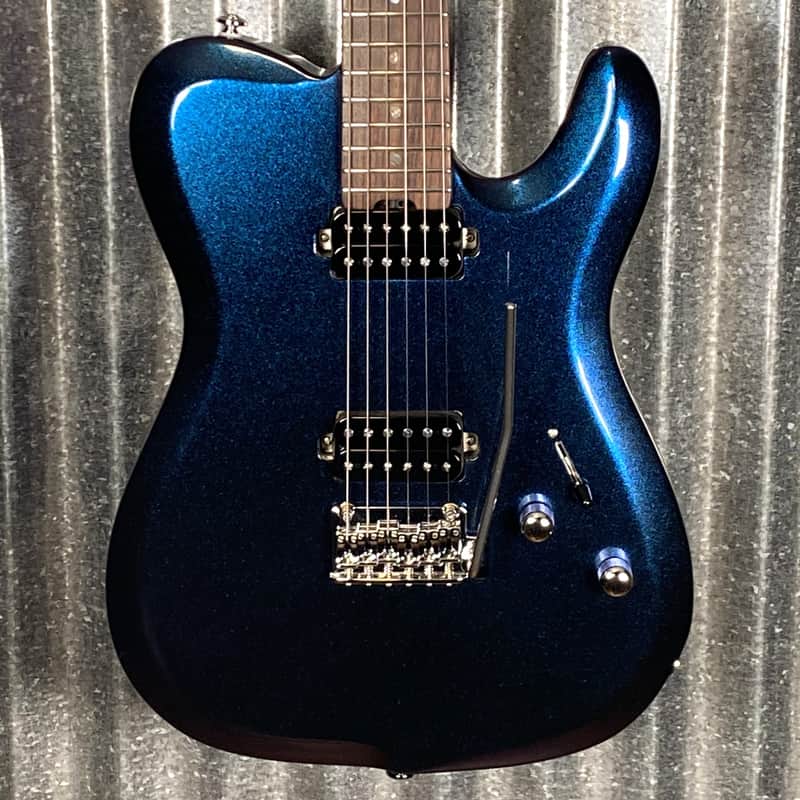 Musi Virgo Fusion Telecaster Deluxe Tremolo Indigo Blue Guitar