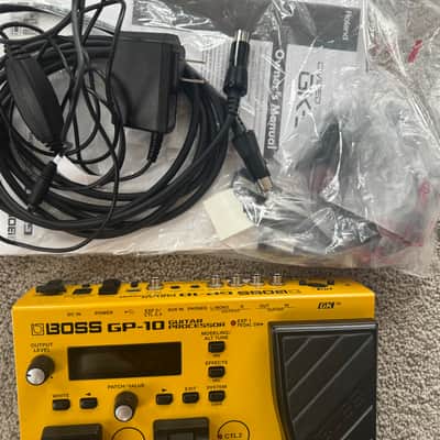 Boss GP-10 Guitar Processor Multi-Effect Unit with GK-3 Pickup 2014 - 2024 - Yellow image 3
