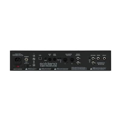 SOLDANO X88-IR, 3-Channel All-Tube Stereo Rackmount Preamp - PURPLE image 2