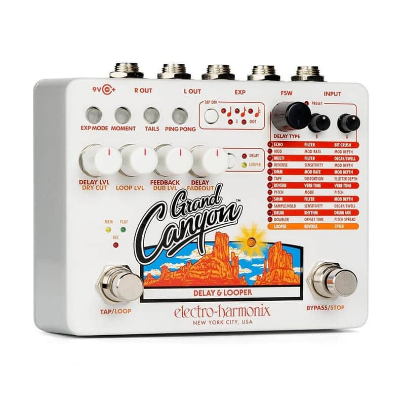 Electro-Harmonix GRAND CANYON Delay and Looper Pedal image 1