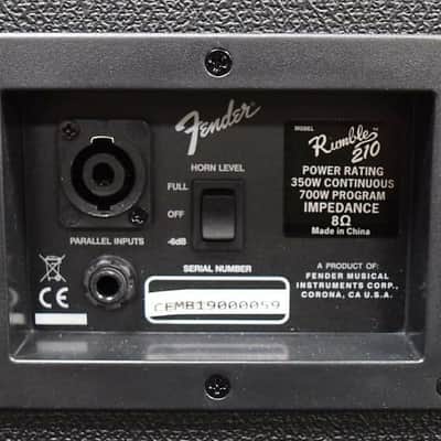 Fender Rumble 2x10 Bass Extension Cab image 5